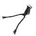 KDAMGOQE Support Stand Rear Foot Support Adjustable Double Middle Support Mountain Bike Parking Pole Triangle Rear Support Kickstand