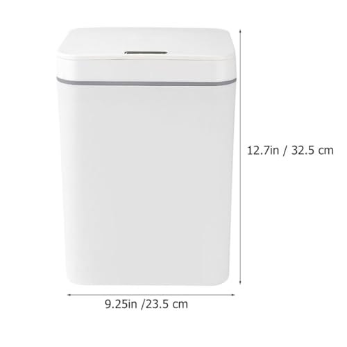 GALPADA Papeleira inteligente 16l con sensor automática blanca miniatura 2