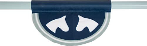 small foot Hindernis-Set für Kinder aus Holz, Outdoor-Bewegungsspielzeug fürs Pferde-Spiel und Hobby Horsing, 12398, Blau, Gelb