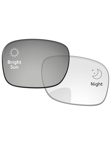 Image of Replacement Lenses for Ray-Ban Meta Wayfarer RW4006 & RW4012 50mm AI Glasses - Adapt Silver Shield Photochromic Pro+