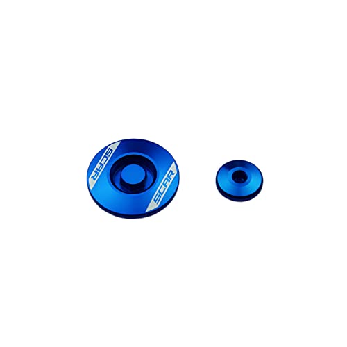 Kit bouchons moteur SCAR bleu pour YAMAHA YZF 250 450
