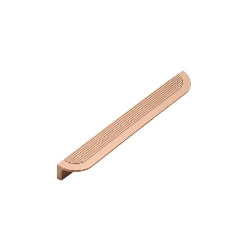Image of VEZEL Aluminium Knobs for Cabinet /Drawer Knobs /Wardrobe Handle - Modern Cabinet Pull for Wardrobe, Drawer & Furniture, PVD Rose Gold, 160mm - Pack of 1- | 3 Years Warranty |