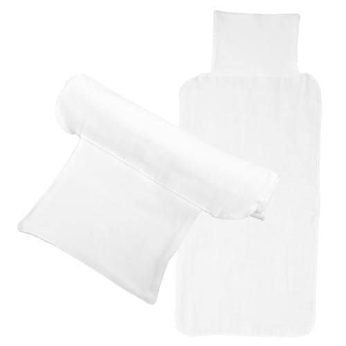 CORHAD 2pcs Absorbent Towels for Adults Gauze Back Pads for Elderly Comfortable Breathable Sweat Towels for All Seasons Easy Care and Use