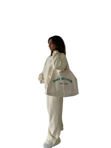 That Girl Club Tote Bag Green2