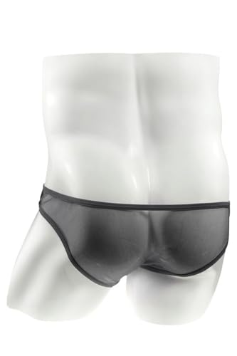 Men's Sexy Bikini Briefs Transparent Mesh Men's Bandage Briefs Bikini Mens Sexy Underwear3