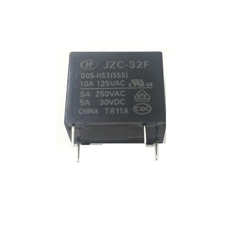 Relé HF32F 5A 250VAC con alta capacidad de conmutación para placas electrónicas
