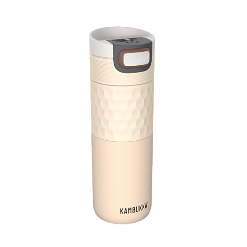 KAMBUKKA Mug de voyage isotherme (500 ml) – Thermos anti-fuite : technologie Snapclean® – Idéal pour boissons chaudes et froides – Fond antidérapant...