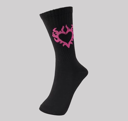 Image of TRAZO Women's Calf Length Designer Printed Multicolor, Multi-Purpose Socks | Socks for Women (Pack of 5)
