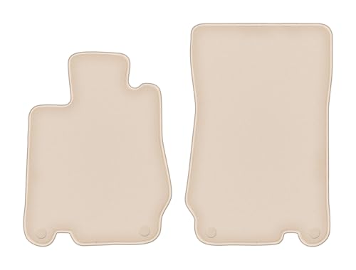 Tapis de voiture en velours beige pour Mercedes SL R230 Roadster