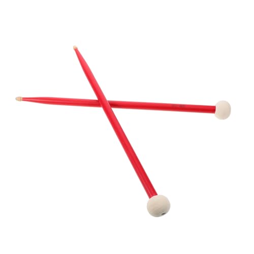 Baquetas de doble cabeza para percusión de madera de arce