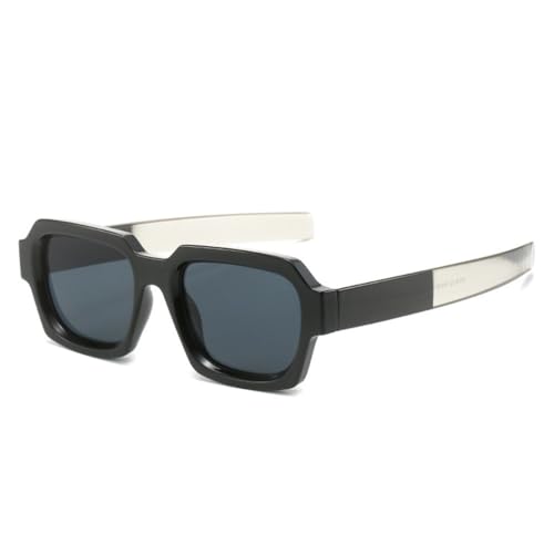 Lunettes de soleil carrées contre l'éblouissement avec style vintage punk