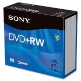 Sony 4x DVD RW Media