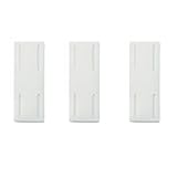 3-Pack Self-Adhesive Socket Holder – No Drill Surge Protector Mount, Cable Management Fixer Bracket for Desk Wall, Punch-Free Electrical Outlet Organizer (White)