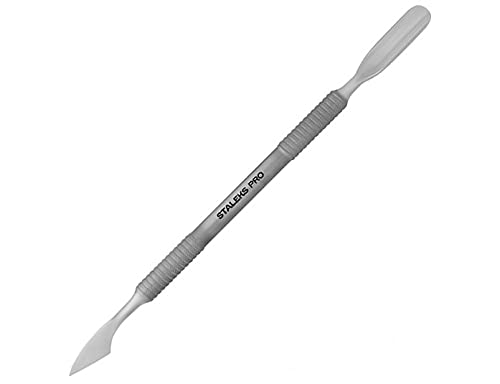STALEKS PRO Smart 50 Type 2 Rounded Cuticle Pusher and Remover - PS-50/2, silver - Image 4