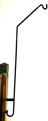 Railhookz 46inch Angled Clamp on Deck Rail or Fence Hanger