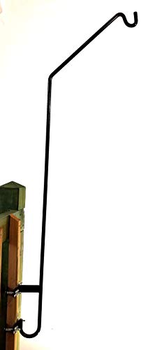 Railhookz 46inch Angled Clamp on Deck Rail or Fence Hanger