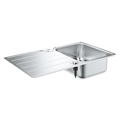 GROHE K500 Stainless Steel Kitchen Sink with Drainer Cover