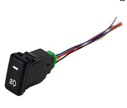 CLOUDSALE 4 Wire Fog Light On Off Push Switch compatible for all old Suz-uki cars durable and compact in size.-image-45