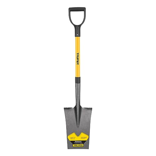 Truper Pes-F D-Handle And Long Handle Garden Spades. Fiberglass 40 1/2" (103Cm) #TOP21
