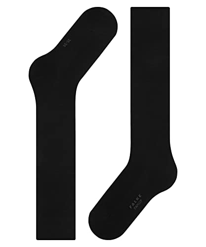 Image of FALKE Women's Family Knee High Socks, Black, 8-10.5