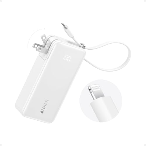 Anker Nano 10,000mAh 30W Power Bank with Foldable AC Plug