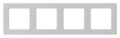 Preisvergleich Produktbild PEHA 00171911 Aura Kombi-Rahmen 4-Fach, alu