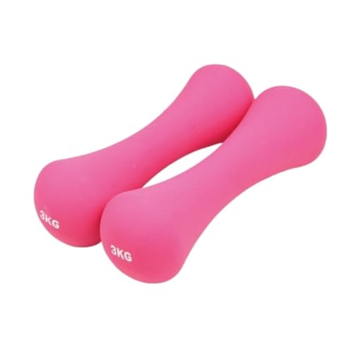 Mancuerna Mancuernas Pequeñas De Plástico For Que Las Mujeres Hagan Ejercicios Aeróbicos For Adelgazar Los Brazos, Mancuernas De Yoga Y Fitness, Equipo De Fitness Sostener Objetos Pesados(Pink,3KG)