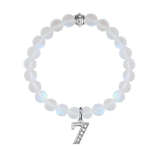 AKTAP Bangtan Group Music Gifts Number 7 Bead Bracelet We Were Only Seven But We Have You All Now Korean-Pop Fans Jewelry (Korean 7 Bead Bracelet)
