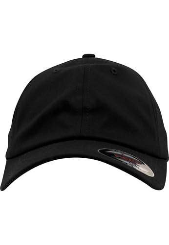 Casquette Flexfit Low Profile en laine légère noire aux finitions premium