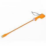Lemoeyes Electric Livestock Prod 26' Rechargeable Hand Prod Shock with Handgrip Handle Cattle Prod Stick for Pig Cow Sheep Livestock Farm Prod (26 Inch)