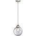 Innovations 288-1S-SN-G202-8 One Light Mini Pendant from Nouveau 2 Collection