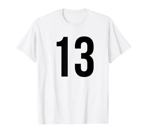 13 Negro Diseño Casino Amantes Juego Ruleta Camiseta