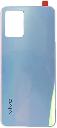 SHOWGOOD - Cover posteriore per Vivo Y21 Y21s Y21a Y21e Y21t copribatteria+telaio centrale per vivo y32 y33s y33t custodia con obiettivo fotocamera (nero senza lente)
