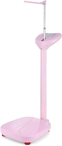 Electronic Doctor Scales,Electronic Scales, Health Physician Scales, Height and Weight Scales, High Precision Sensors, Adult Children's Body Measuring Instruments, 180Kg (Pink)