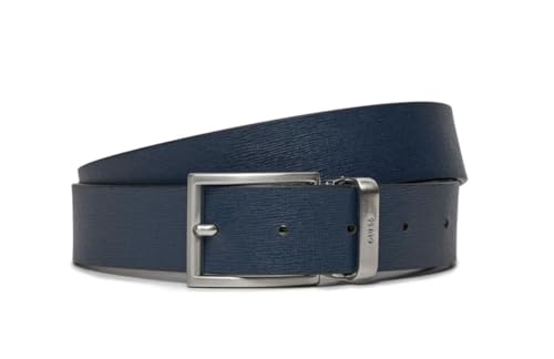 Ceinture GUESS homme bleue en similicuir réversible Vezzola - 2