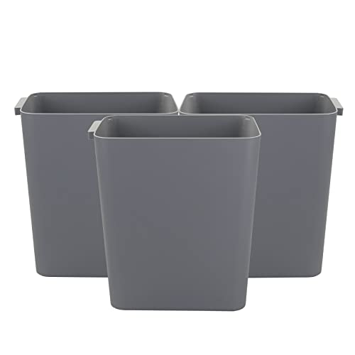 Caneca de basura plástica rectangular 4.5 galones pack 3 miniatura 7