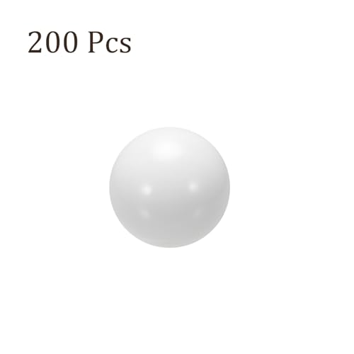 Kozelo 200 Stück PP-Solide Kunststoff-Kugellagerkugeln - [5mm] Präzisions-Solide PP-Kugellager für Make-up-Flaschen, Niedriglast-Lager, Laborgeräte