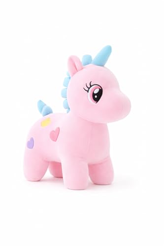 Image of Storescent Soft Toys for Kids, Stuffed Animal Plush Soft Toys for Boys and Girls | Unicorn Plushie Toy (Unicorn Pink 25cm)