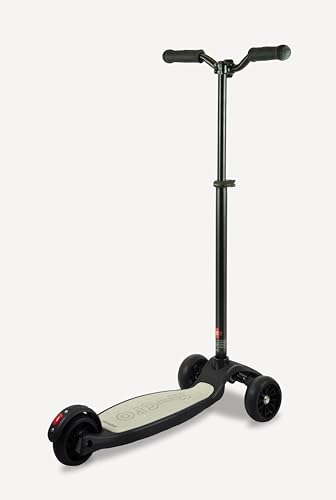 Image of Micro Kickboard Reloaded Three-Wheel Scooter for Big Kids, Teens, & Adults - Lean-to-Steer Carving Ride, Adjustable T-Bar, Wide Wheels, Up to 220 lb, Ages 13+