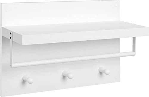 IN-HOMEXL | Wand-Garderobe im Industrial Design, Vintage mit 3 Haken,...