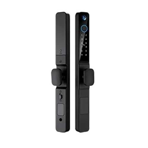 Tuya WiFi ĥOA~˃bNwAvpX[h RFID J[hL[XX}[ghAbN(Black 2885,Short handle)
