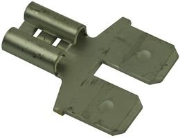 61765-2 TERMINAL DISCONNECT ADAPTER 6.35MM CRIMP (50 pieces)