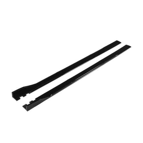 Extensiones de faldones laterales universales de 78.7" con acabado negro mate