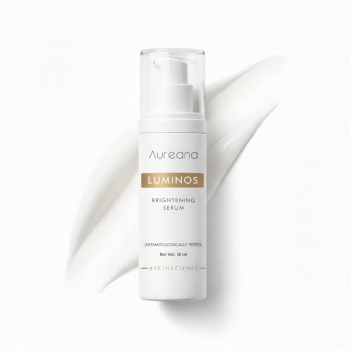 Image of Aureana Luminos Brightening, With Niacinamide, Alpha Arbutin & Allantoin | Reduces Pigmentation & Inflammation Enhances Glow & Deeply Hydrates | 100% Veg, Sulphate-Free, Paraben-Free | Hypoallergenic & Dermatologically Tested (Serum)