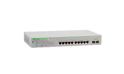 Allied Telesis - Volume Gigabit Websmart Interruttore 8Xtpoe+2X Sfp Port Eu Cavo Di Alimentazione