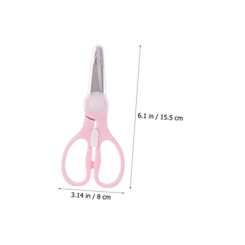 ibasenice 4 Pcs Tesoura Suplemento Alimentar Infantil Ferramenta De Criança Tesoura De Alimentação C