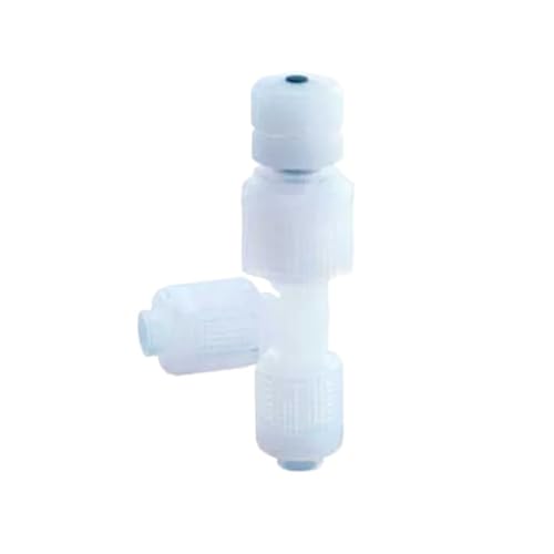 Vanne pointeau fluoropolymère LVN30-S08 robinet régulation fluide chimique pur