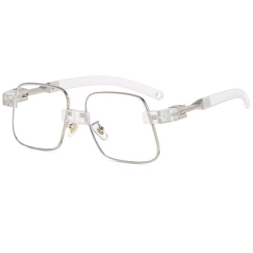 Lunettes de soleil tendance color-block rétro femme protection UV400 street style