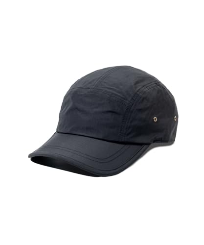 [ナコタ] Plain Jet Cap メンズ レディース 帽子 ジェットキャップ 紫外線 軽量 無地 シンプル アウトドア ブラック Lサイズ