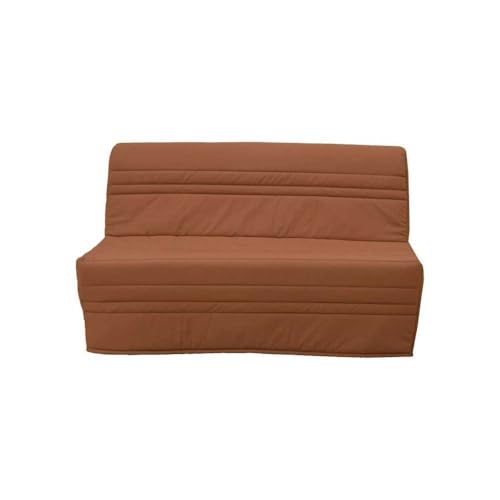 GRUHIER Banquette BZ 2 Places Joe - Tissu Terracotta - L143 x P97 x H89cm - Fabrication française